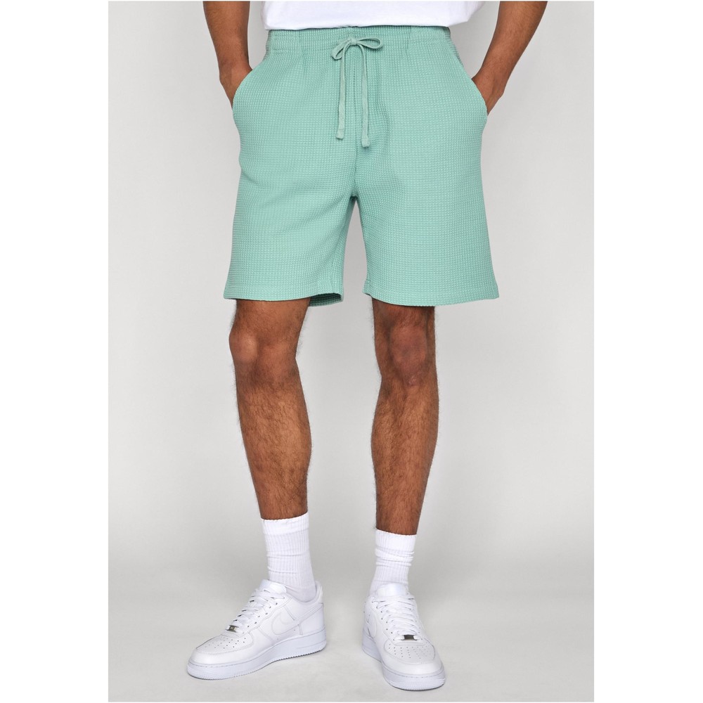 Urban Classics - Thermal Waffle Shorts - Mint green